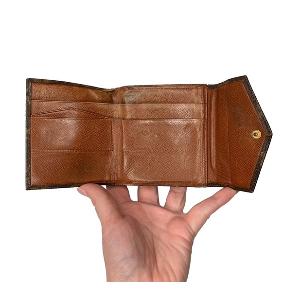 Authentic Louis Vuitton Vintage Elise Monogram Compact Bifold Wallet 1980โs - Picture 4 of 14